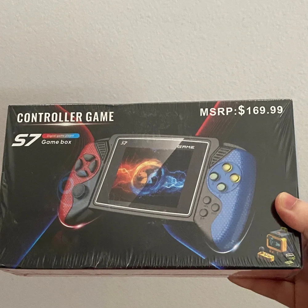 Handheld Controller Game Console - Red & Blue